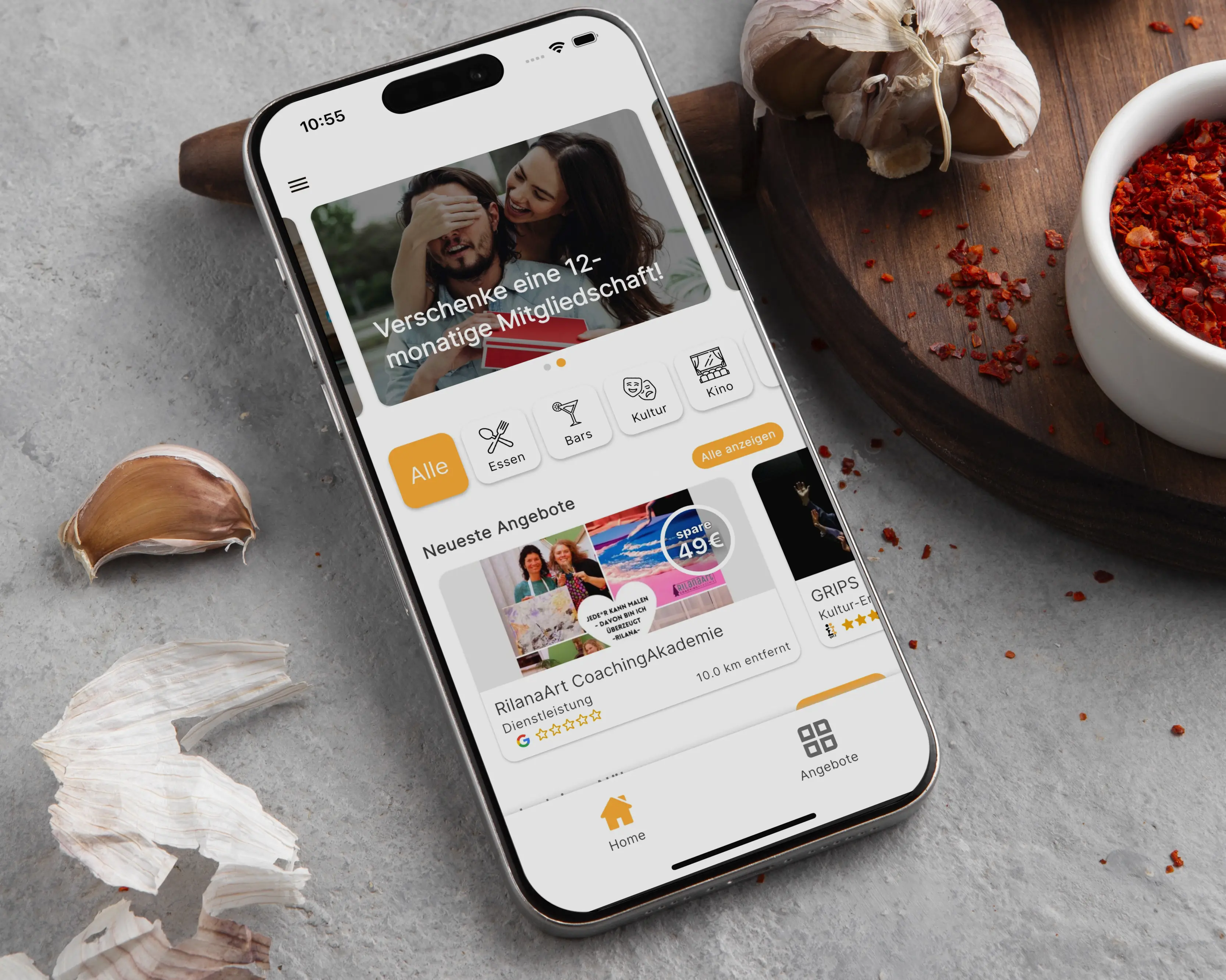 Project 1: smartphone with the get2app