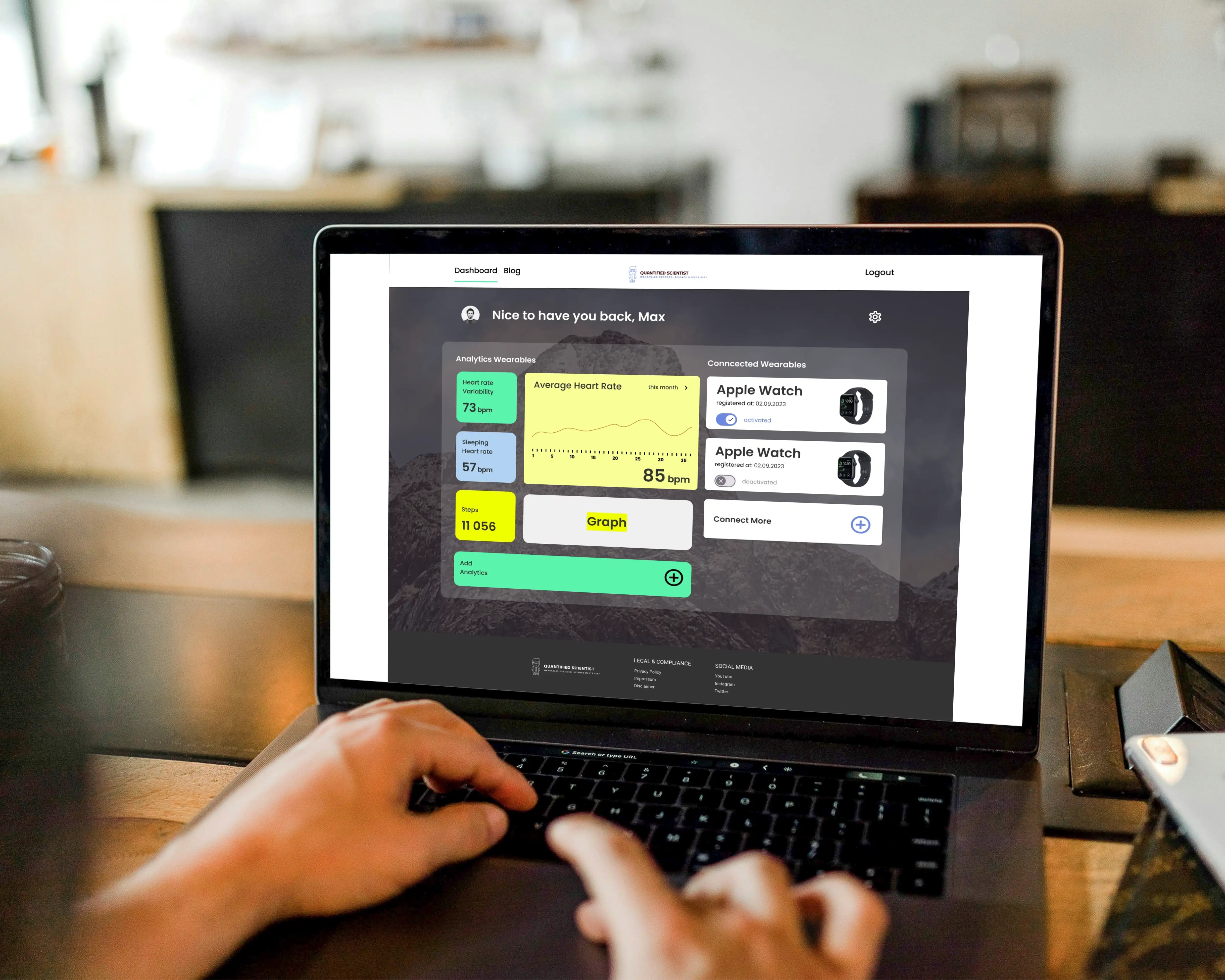 Project 4: laptop with the quantified scientist website