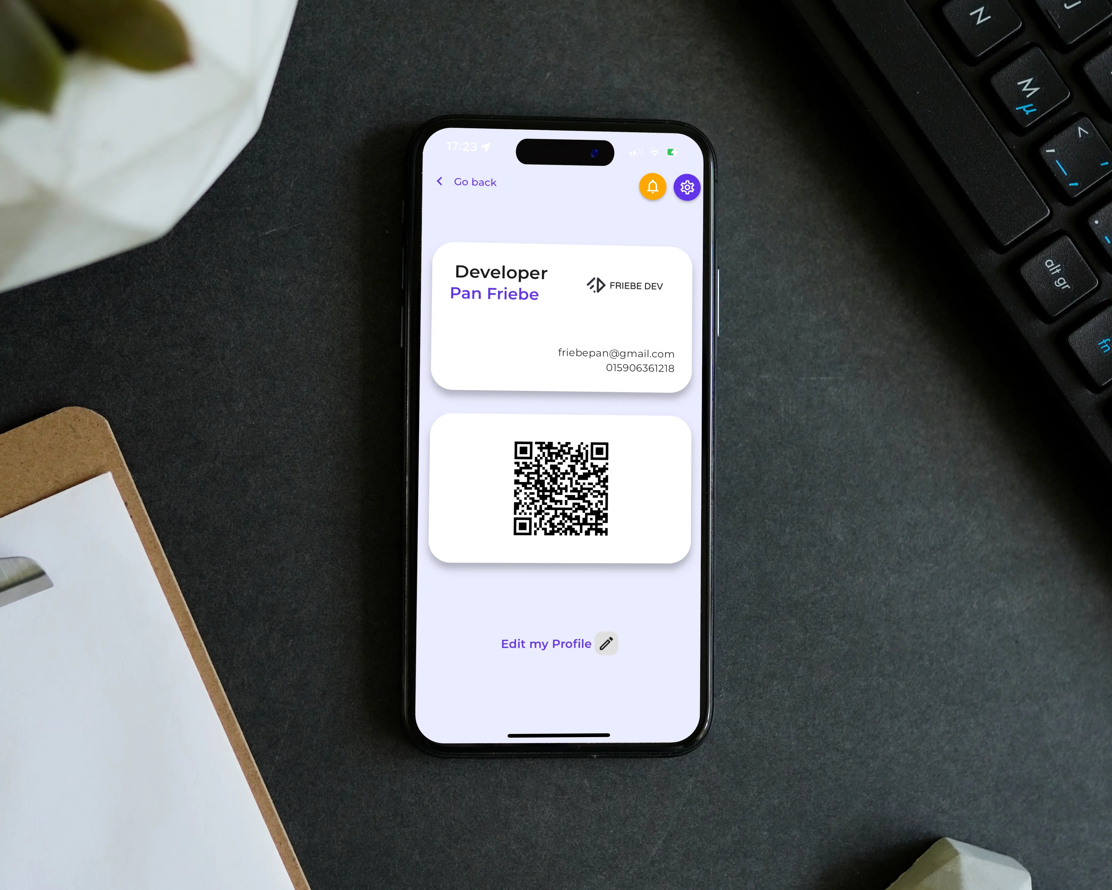 Project 3: smartphone with the rainconnect app
